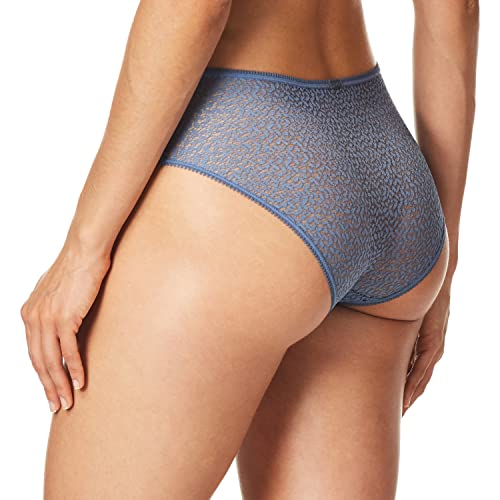 Dkny Women's Modern Lace Hipster Panty, Vintage Blue, X-Large #TOP2