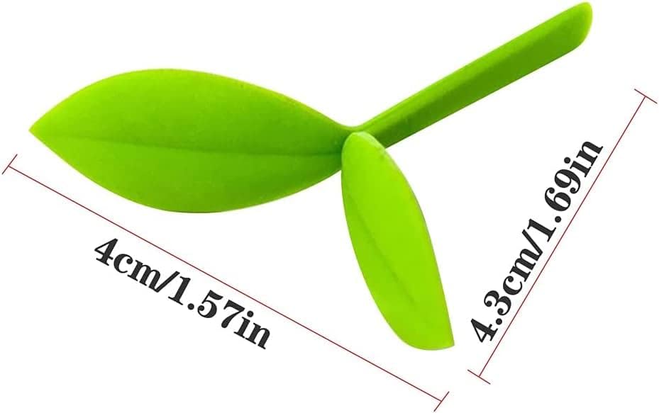 Miniatura 2 de Marcapáginas verde, marcapáginas Little Grass Bud, accesorios de libros de papelería, marcadores verdes, marcapáginas de hojas pequeñas,