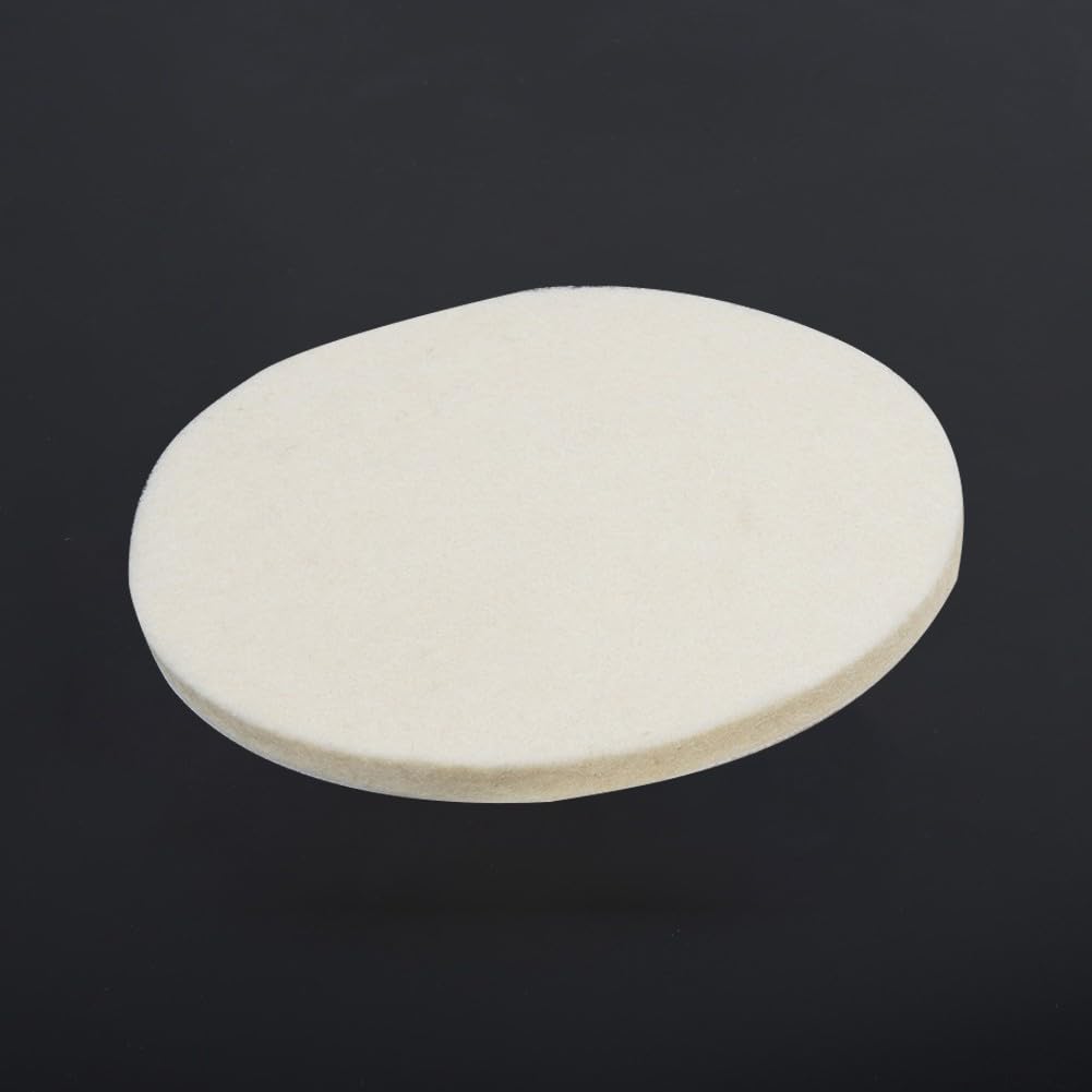 Tampone in feltro di lana per lucidare vetro e acciaio inossidabile 17,8 cm