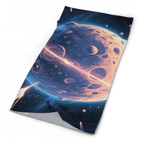 Mysterious Planet Neck Gaiter Face Cover Scarf, Breathable Sun Balaclava for Skiing Fishing Hiking Cycling2