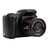 Verbessertes Fotoerlebnis: Die Digitalkamera verfügt über einen 2,4-Zoll-TFT-LCD-Bildschirm, einen 16-fachen Digitalzoom, einen integrierten Blitz, eine Auflösung von 16 MP für die exquisiter Fotos und eine Videoauflösung von 1080P für die Produktion hervorragender Videos.