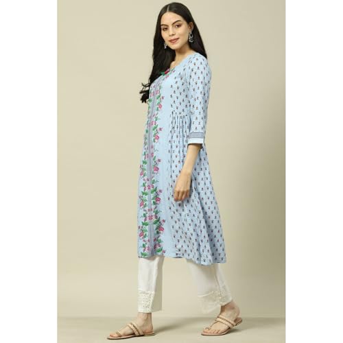 Image of Rangriti Women's Rayon Printed Regular Kurtas