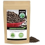 Alpi Nature Pimienta Negra en Grano 250g, Granos de Pimienta Negra Enteros para Cocinar