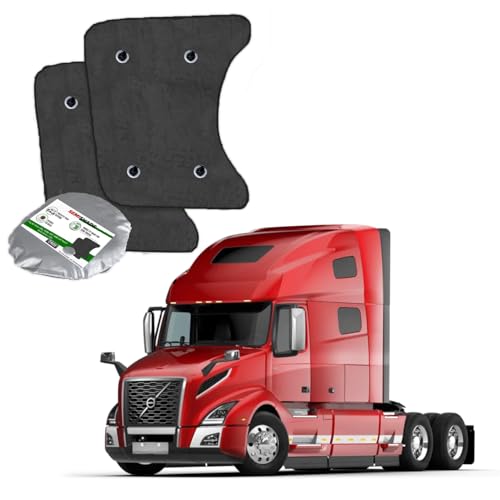 SEMISHADE Side Window Sun Shade for Volvo VNL Semi-Truck - Custom Fit for Volvo VNL, VNM, VHT, VNR (All Years)