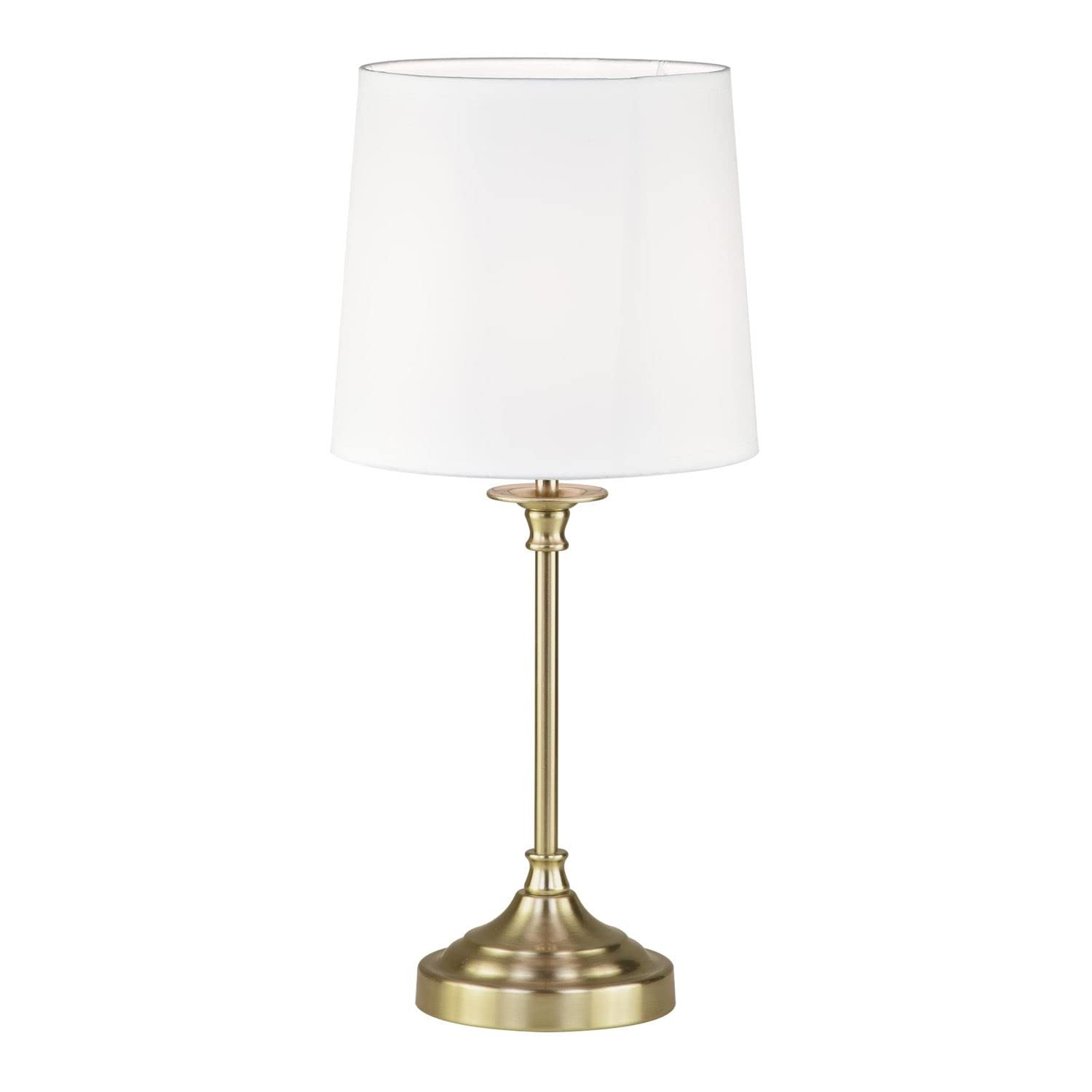 First Choice Lighting Chester Antique Brass Table Lamp - 47cm Height Gold