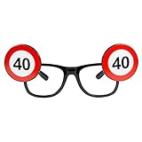 Gafas de tráfico para 40 cumpleaños.