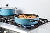 Farberware Dishwasher Safe Nonstick Jumbo Cooker/Saute Pan with Helper Handle -Aluminum, 6 Quart, Blue #1