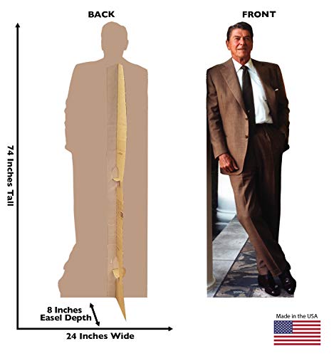 Image of Cardboard People President Ronald Reagan Life Size Cardboard Cutout Standup