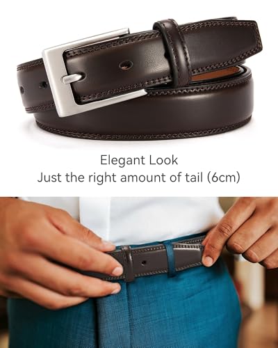 Image of CHAOREN Mens Belts Leather Gift for Men - Ideal Match for Mens Dress Shoes