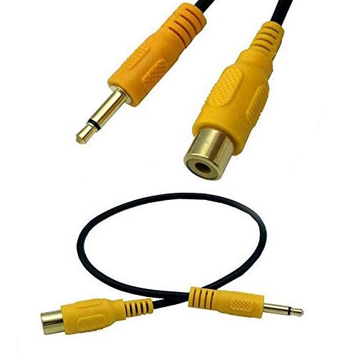 Amazon | Rosebe【2個】RCAピンプラグ 3.5mmミニプラグ 変換ケーブル