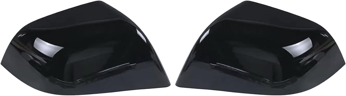 Side Door Rearview Mirror Cover Frame Trim for Tesla Model X 2016-2025 Car Exterior Decoration (Pack of 2) (ABS Gloss Black)