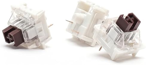 36 Pack Touch Mechanical Keyboard Switches, MX Style 3 Pin for Outemu RGB Keyboards, Redragon Compatible for E-Yooso, Drive Force 50±15gf, Travel of