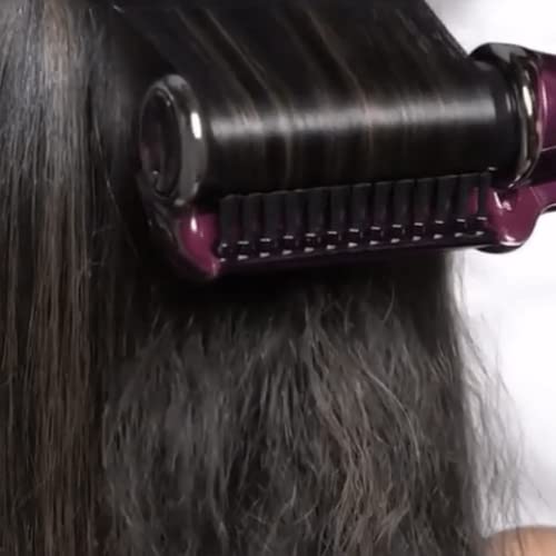 Instyler Max 1.25" Purple 2-Way Professional Rotating Iron With Sectioning Comb - Heated Tourmaline Ceramic Barrel Straightens Without Creasing For Blowout Styling - For All Hair Types #TOP2