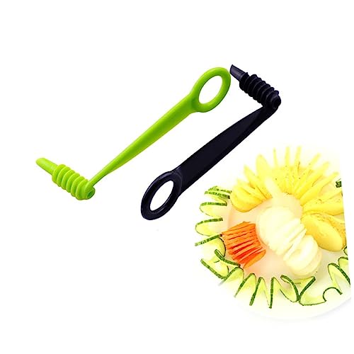 Cortador espiral para vegetales con mango giratorio miniatura 3