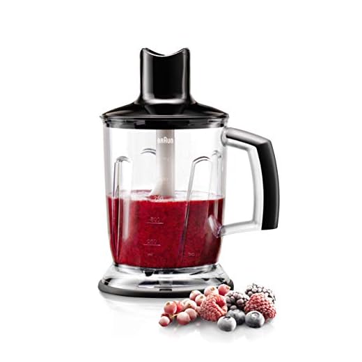 Braun MQ40 Multiquick Accessoire Batteur Bol Plastique Noir 11 x 16 x 11 cm