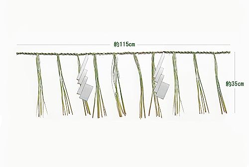 しめ縄 ばら〆 神事用左縄 ３尺(実寸約115cm） 新潟県産国産品 [2]