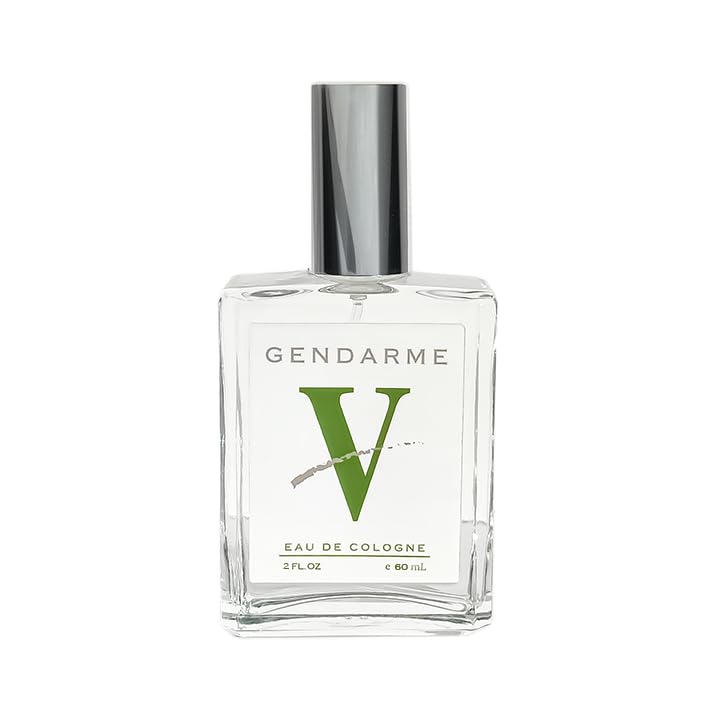 Gendarme V By Gendarme Eau De Cologne Spray for Men - Smokey Wood Aroma with Lemon, Bergamot, Vetiver, Verbena, Basil Fragrance Notes, 2 oz (Spray Glass)