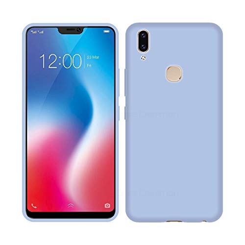 Image of Case Creation Luxurious OG Series for Vivo V9 Pro Case Cover,Anti-Dirty Slim Case Frosted Matte Cute Candy TPU Raised Bezel (Splash of Color) Back Cover for Vivo V9 Pro -Light Purple