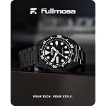 Fullmosa Watch Band, Quick Release Stainless Steel Replacement for Men Women, Metal Chain Watch Strap Width 16mm 18mm 19mm 20mm 22mm 24mm, Black, 22mm - Image 2
