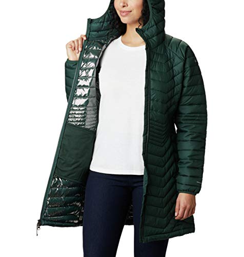 Image of Columbia Women Solid Powder Lite Mid Jacket Hoodie