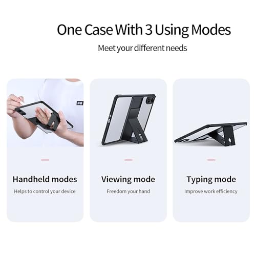 Coque rigide claire pour Redmi Pad SE 8.7 avec support haute finition