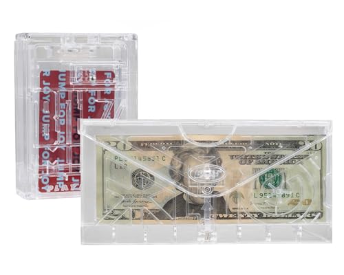 BILZ Gift Card/Money Holder Puzzle Pack - 2 Pack - Brain Teasing Maze and Cash Envelope - Perfect for Easter Baskets and Birthday Gifts - Fun Reusable Game for Cash, Gift Cards and Tickets