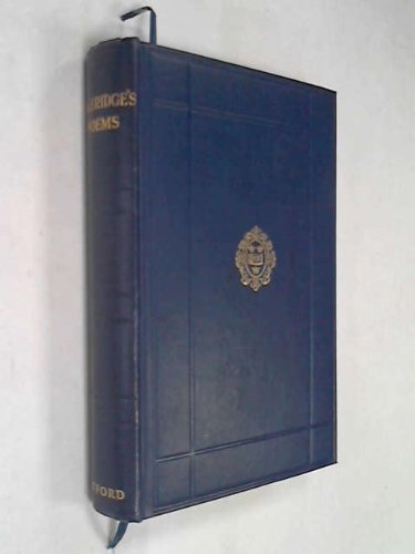 The Poems of Samuel Taylor Coleridge B000874QN2 Book Cover
