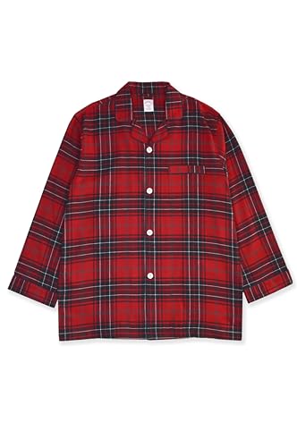 Brooks Brothers Mens Plaid Fleece Flannel Cotton Two Piece Pajama Lounge Set,2
