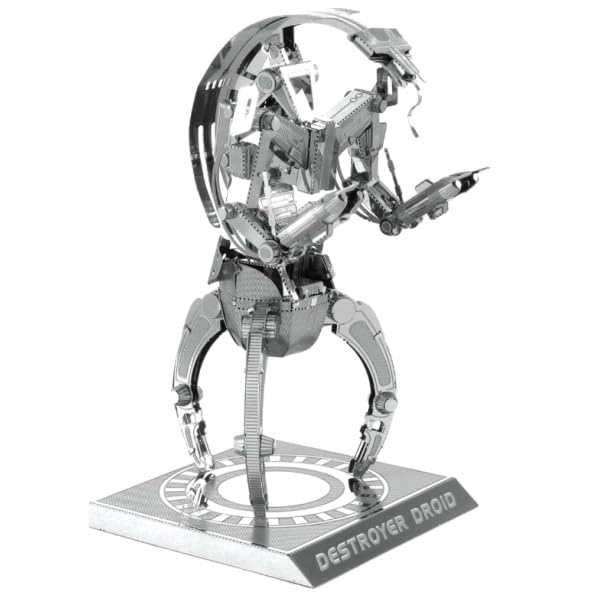 Watio Wave Maqueta 3D - Modelo droideka de Metal para armar sin Pegamento ni Soldadura, Ideal para Amantes de Star Wars y los Detalles en Miniatura.