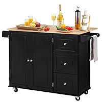 Carrello Da Cucina GIANTEX Con Cassetto E Ante - Mobile Dispensa Con Ruote, 73x50x90 Cm, 3 Colori - Foto 11