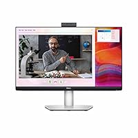 Dell S2422HZ, 24 Zoll, Videokonferenzmonitor, FHD 1920x1080, 75 Hz, 4 ms (extrem), IPS entspiegelt, 16:9, HDMI, USB-C, 3 Jahre Austauschservice, platinum silber