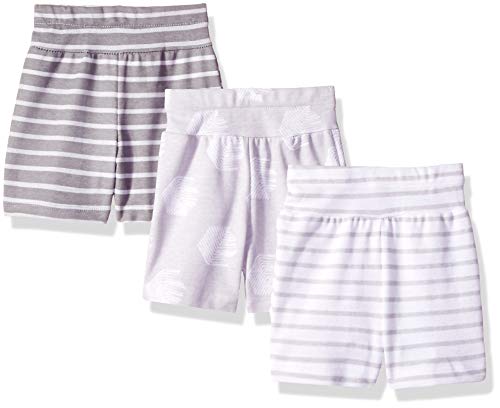Image of Hanes Unisex-Baby Hanes Baby Shorts, Ultimate Flexy Knit Toddler And Baby Shorts, 3-Pack