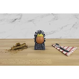 Geschenk Republiek GR450080 Throne eierdopje, medium, grijs