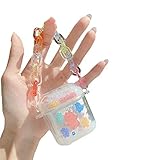 ? [Mejor uso] La funda para Airpods está reservada para el puerto de carga Apple AirPods 1/2, soporta carga inalámbrica. Se puede cargar de forma natural sin ningún obstáculo. Fácil de transportar: con un mosquetón duradero, libera tus manos y es más conveniente para fijar la bolsa de Airpods a un bolso, mochila, pantalones, etc. No te preocupes por perder tus AirPods
