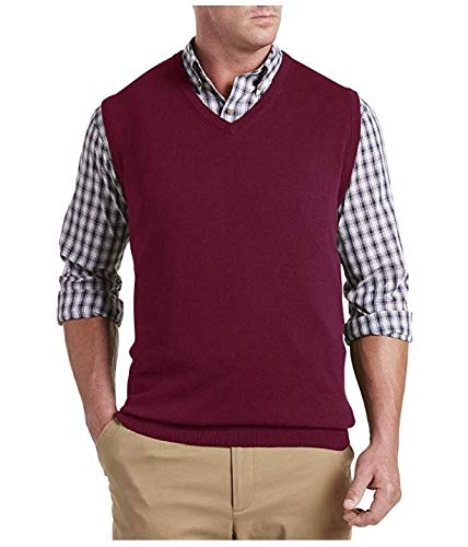 Harbor Bay by DXL Men's Big and Tall V-Neck Sweater Vest3
