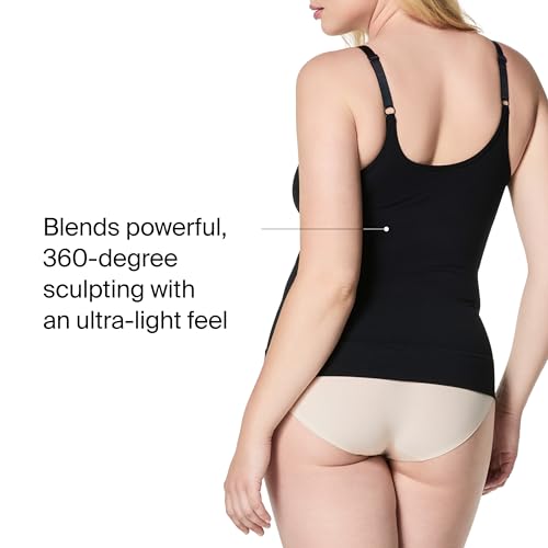 Image of SPANXsculpt Power Series Cami - Camisole Shapewear for Women - Adjustable Straps - V Neck - Soft, Seamless Cami