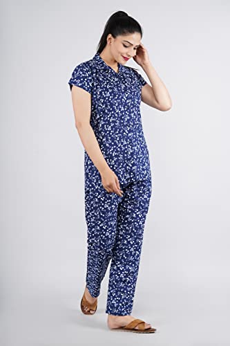 Image of Women's Rayon Printed Night Suit Set