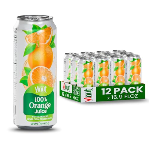 VINUT 100% Orange Juice, No Added Sugar, Never From