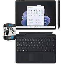 Microsoft QEZ00018 Surface Pro 9 13" Touch Tablet, Intel i5, 8GB/256GB, Graphite Bundle Surface Pro Keyboard, Surface Slim Pen 2 and 2 YR CPS Enhanced Protection Pack