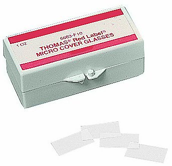 Thomas 24X30-1.5-602757 Glass Rectangle Cover,24mm Length, 30mm Width, 1.5mm Thick, 1oz Box (Case of 10)