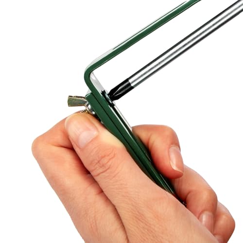 com-four® 4X Blumenkastenhalter für Balkon-Brüstungen und Geländer - Flexible Befestigung aus Metall für Pflanzkästen - 2-Fach verstellbar - kein Bohren notwendig (4 Stück - grün)