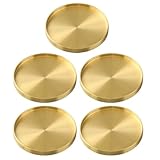 Runde Untersetzer aus Messing – feine Verarbeitung und kreatives Aussehen, machen Ihr moderner und frischer. nicht leicht zu tragen und zu reißen, sehr praktisch im Gebrauch.