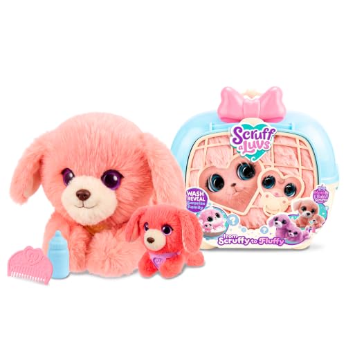 ScruffaLuvs Mom & Baby Scruffs Retriever Plush Toys, Wash to Reveal by SCRUFFALUVS - Used condition - US$25.66