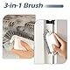 Reinigungsbürste, Fensterrahmen Reiniger, Hartborsten Eckenreinigungsbürste, Spaltreinigungsbürste, 3-In-1 Window Cleaning Brush, Reinigungsbürsten-Set Zur Reinigung Von Toten Ecken, Ritzen, Jalousien