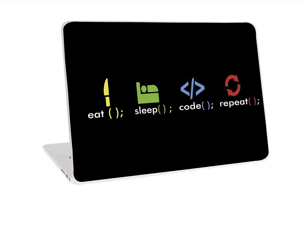 Galaxsia™ Programmer Vinyl Laptop Skin/Sticker/Cover/Decal Compatible for Any 14 Inches Laptop (Hp/Dell/Sony/Acer/Lenovo/Asus. Etc) Or Notebook. (B07WGF3Z74) Amazon Price History, Amazon Price Tracker
