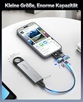 ORICO Externe SSD 1TB bis zu 1050MB/s mit Hängeloch Design – Ansicht 3