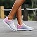 KVOTUU Womens Bowling Shoes Breathable Mesh Walking Shoes Comfortable Air Cushion Running Shoe Fashion Sneakers Lightweight Athletic Sneakers Casual Loafers Grey
