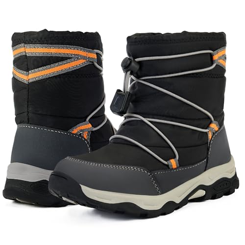 Toddler Snow Boots Boys Girls Winter Shoes Waterproof Slip Resistant Outdoor Warm Boots for Little Kids2