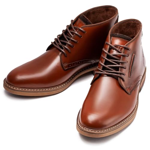 Image of Arkbird Men's Chukka Boots Genuine Leather Ankle Boot for Men Classic Casual Oxford Style Footwear