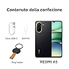 Redmi A5 Smartphone, 4+128GB, Verde, dual camera con AI da 32MP, ampia batteria da 5200mAh (typ), potente processore octa-core, display immersivo da 6,88" a 120Hz (caricatore non incluso)